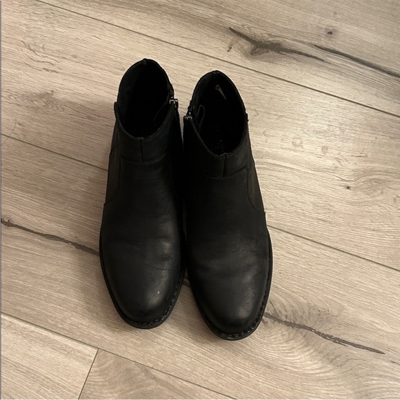 Kork-Ease Black Velma Leather Ankle Boots+Born Black Leather Ankle Boots Bundle - Picture 13 of 16